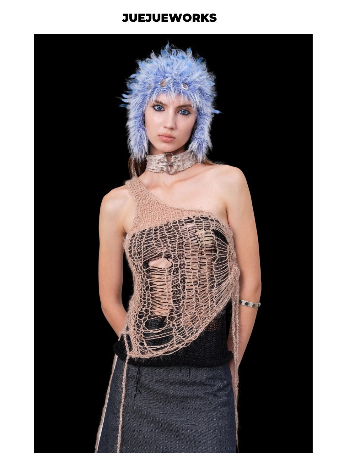 JUEJUEWORKS Hand-Knit Beanie