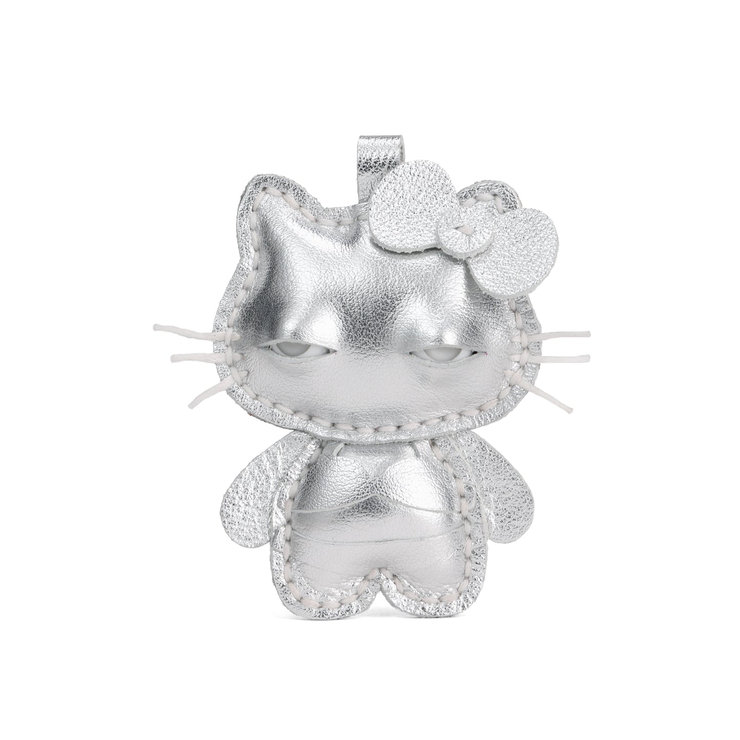 Plank Ateliers 'EYES KITTY' Leather Pendant