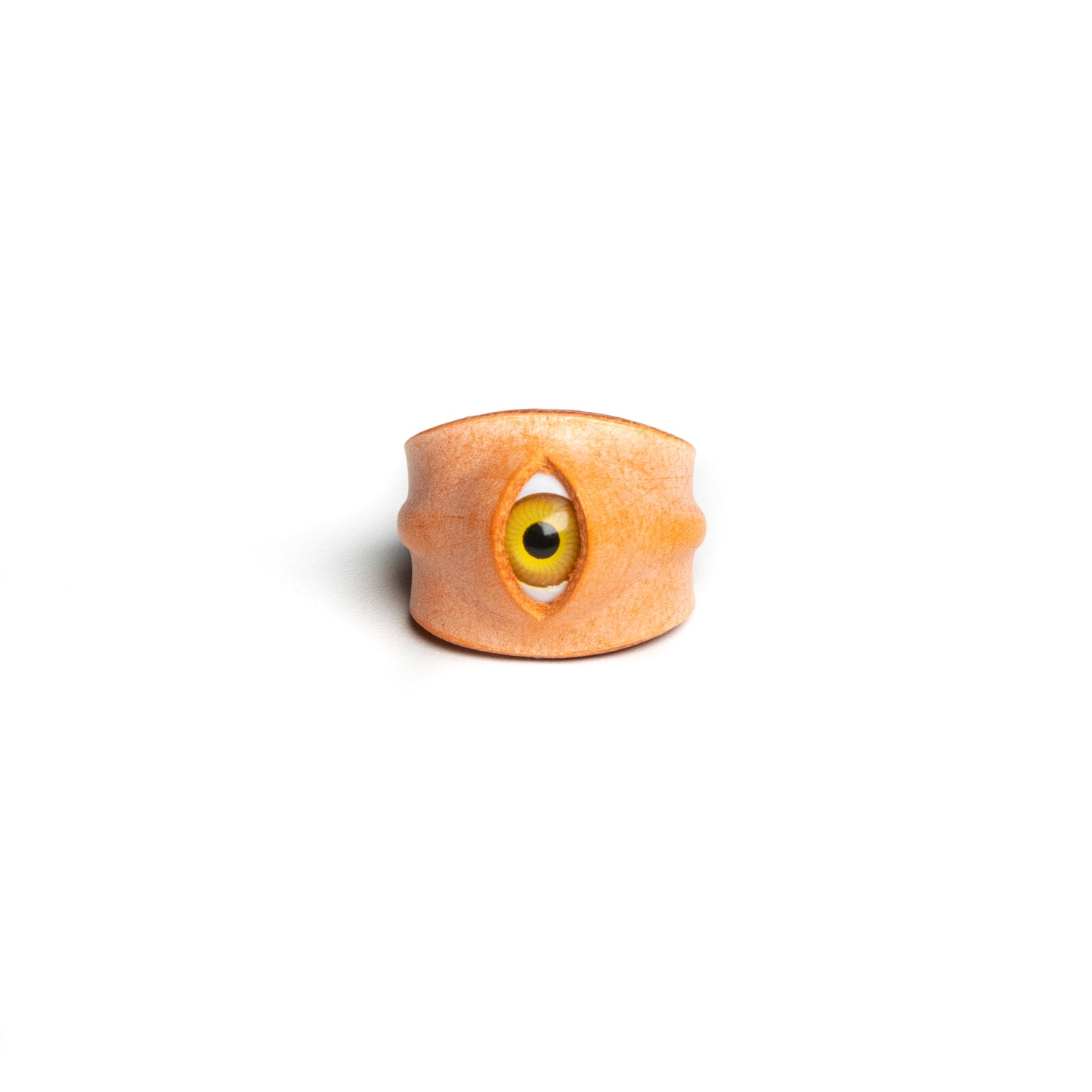 Plank Ateliers 'ALL EYES' Leather Ring