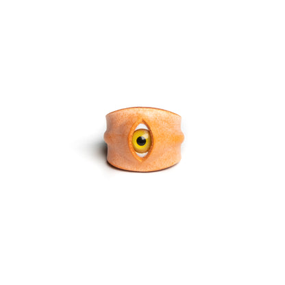 Plank Ateliers 'ALL EYES' Leather Ring