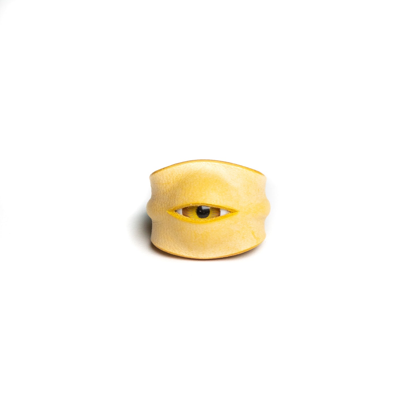 Plank Ateliers 'ALL EYES' Leather Ring
