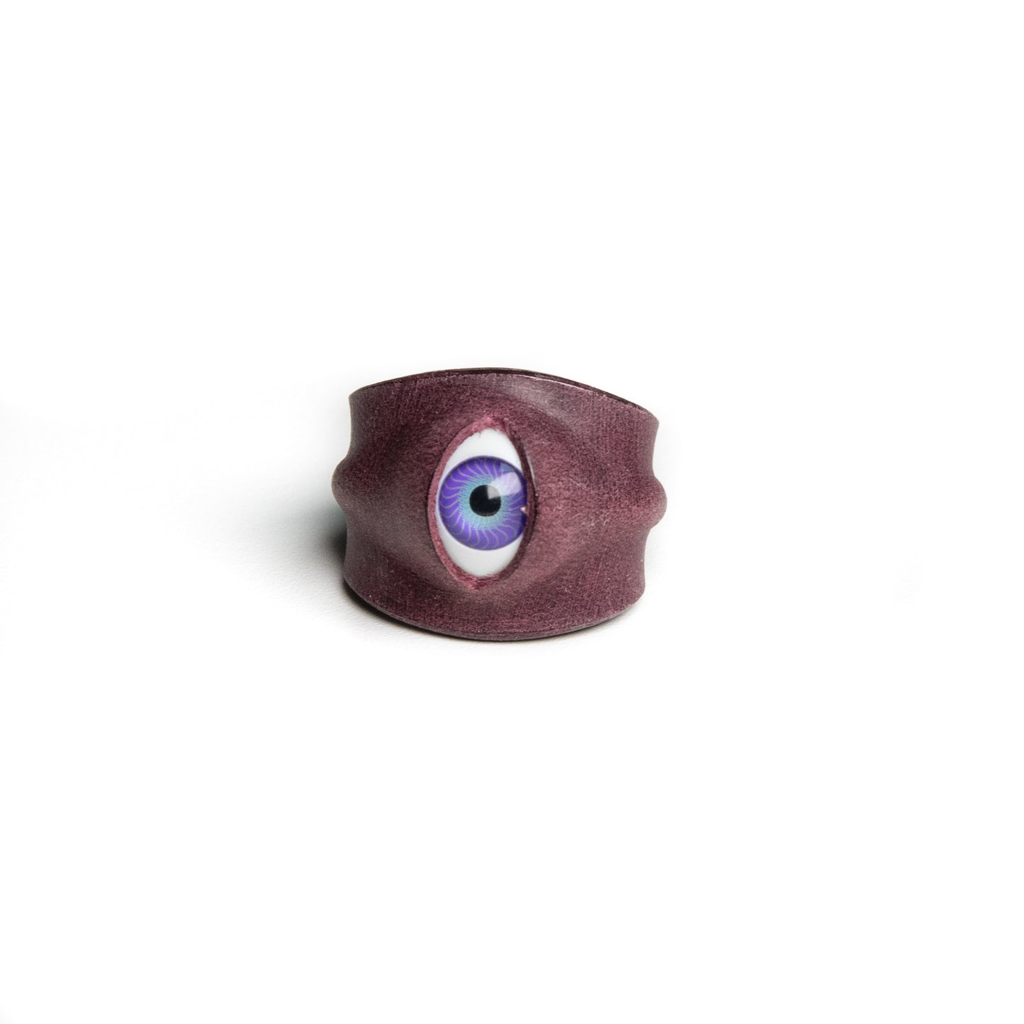 Plank Ateliers 'ALL EYES' Leather Ring