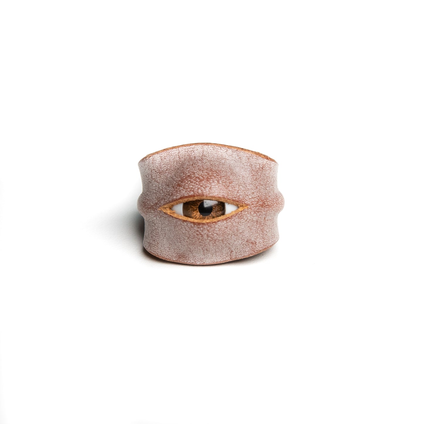 Plank Ateliers 'ALL EYES' Leather Ring