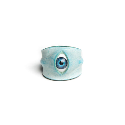 Plank Ateliers 'ALL EYES' Leather Ring