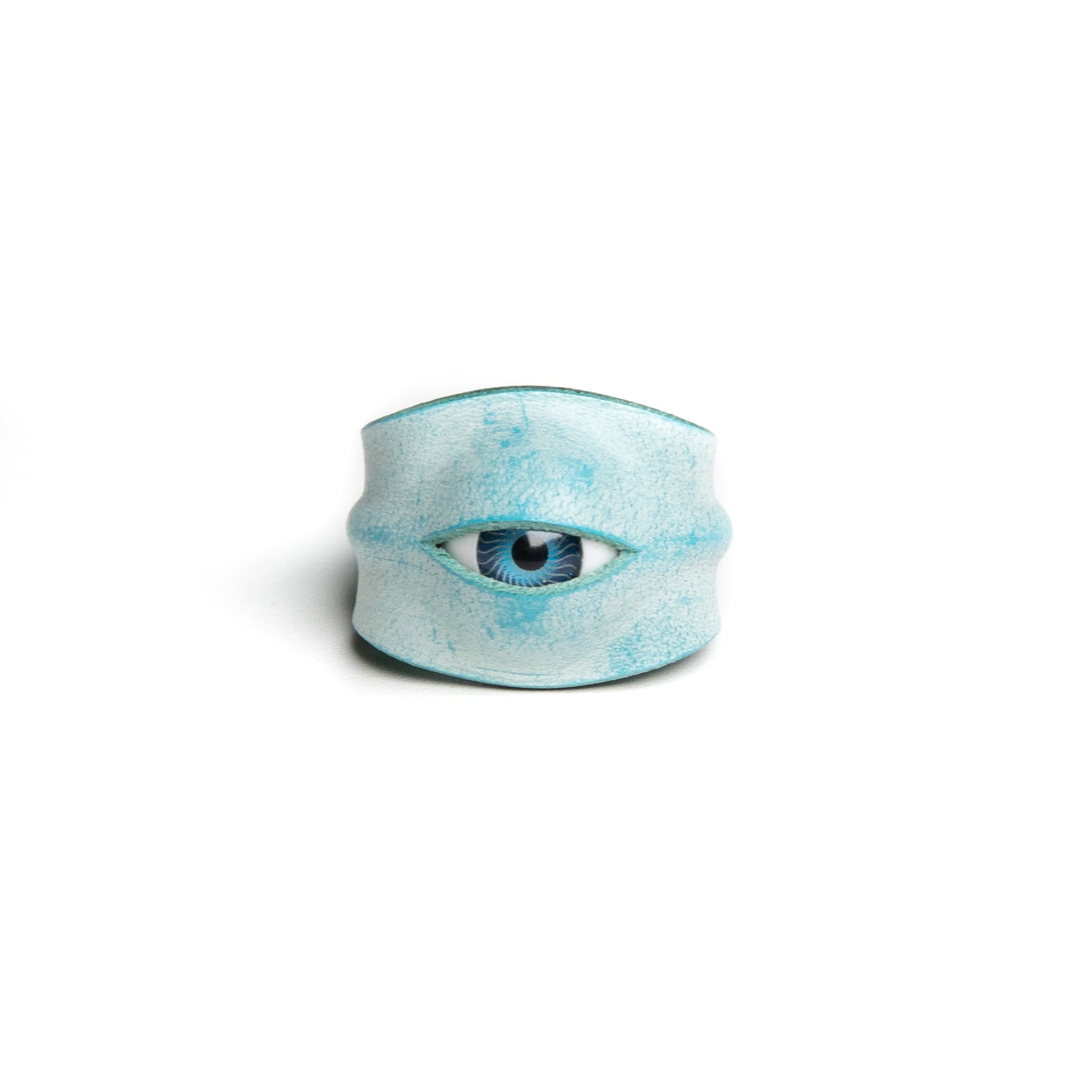 Plank Ateliers 'ALL EYES' Leather Ring
