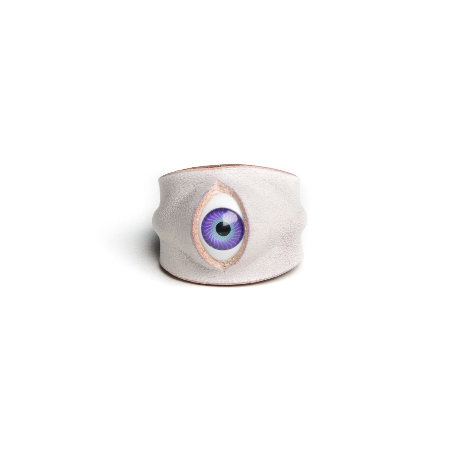 Plank Ateliers 'ALL EYES' Leather Ring