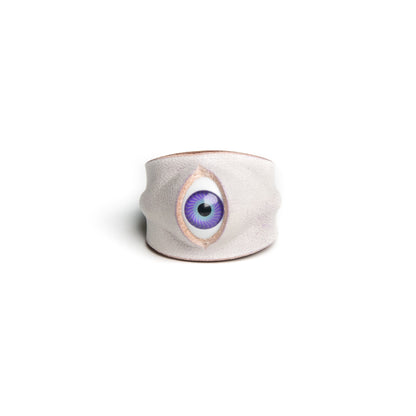 Plank Ateliers 'ALL EYES' Leather Ring