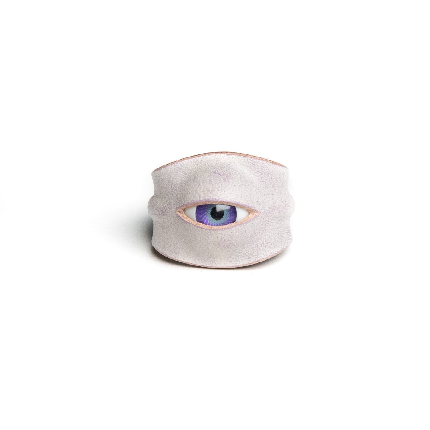 Plank Ateliers 'ALL EYES' Leather Ring