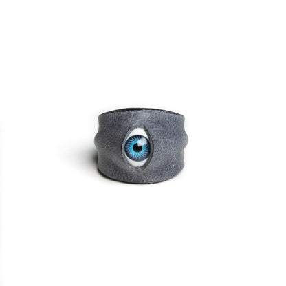 Plank Ateliers 'ALL EYES' Leather Ring
