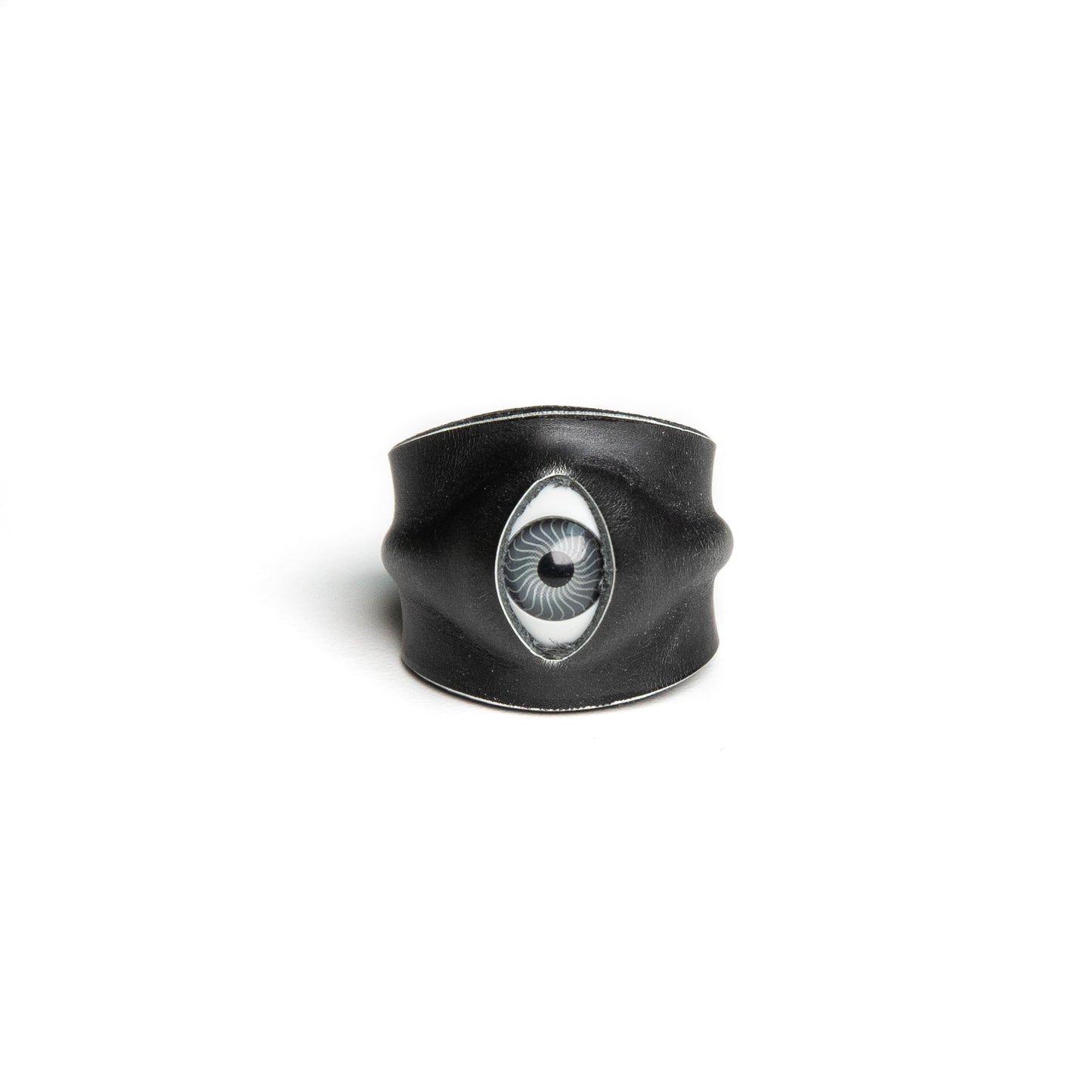 Plank Ateliers 'ALL EYES' Leather Ring