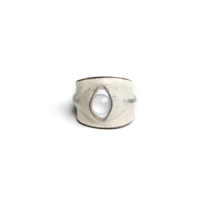 Plank Ateliers 'ALL EYES' Leather Ring