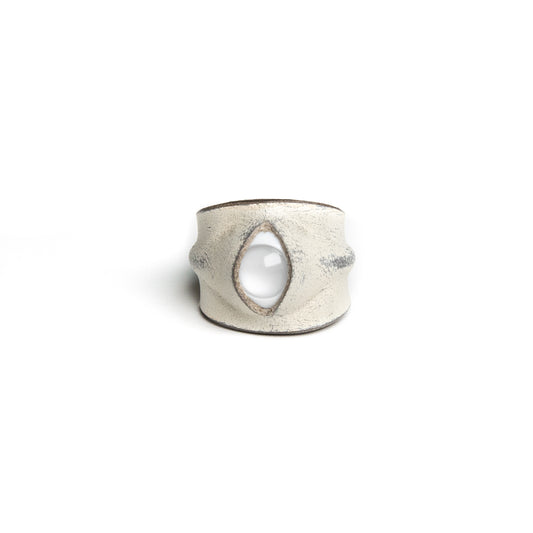 Plank Ateliers 'ALL EYES' Leather Ring