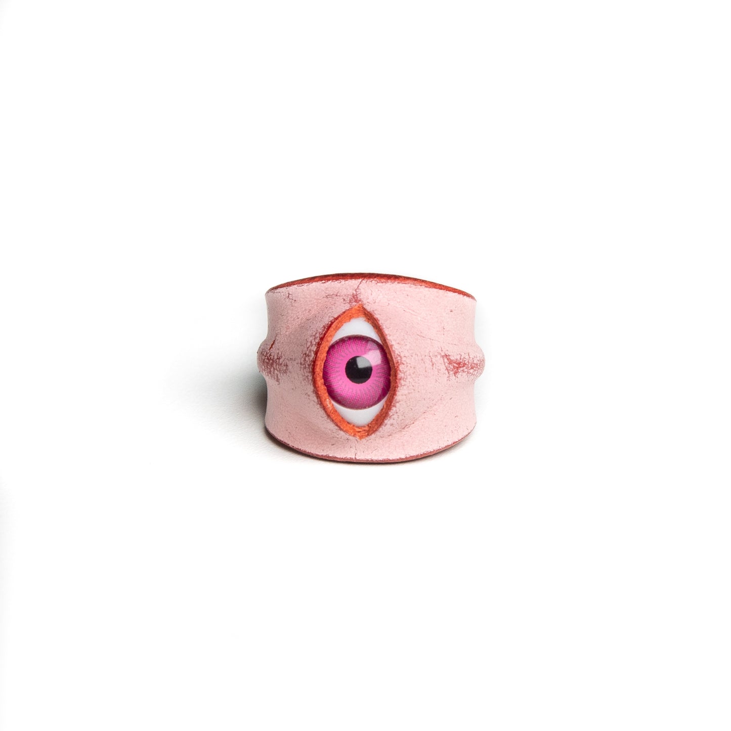 Plank Ateliers 'ALL EYES' Leather Ring