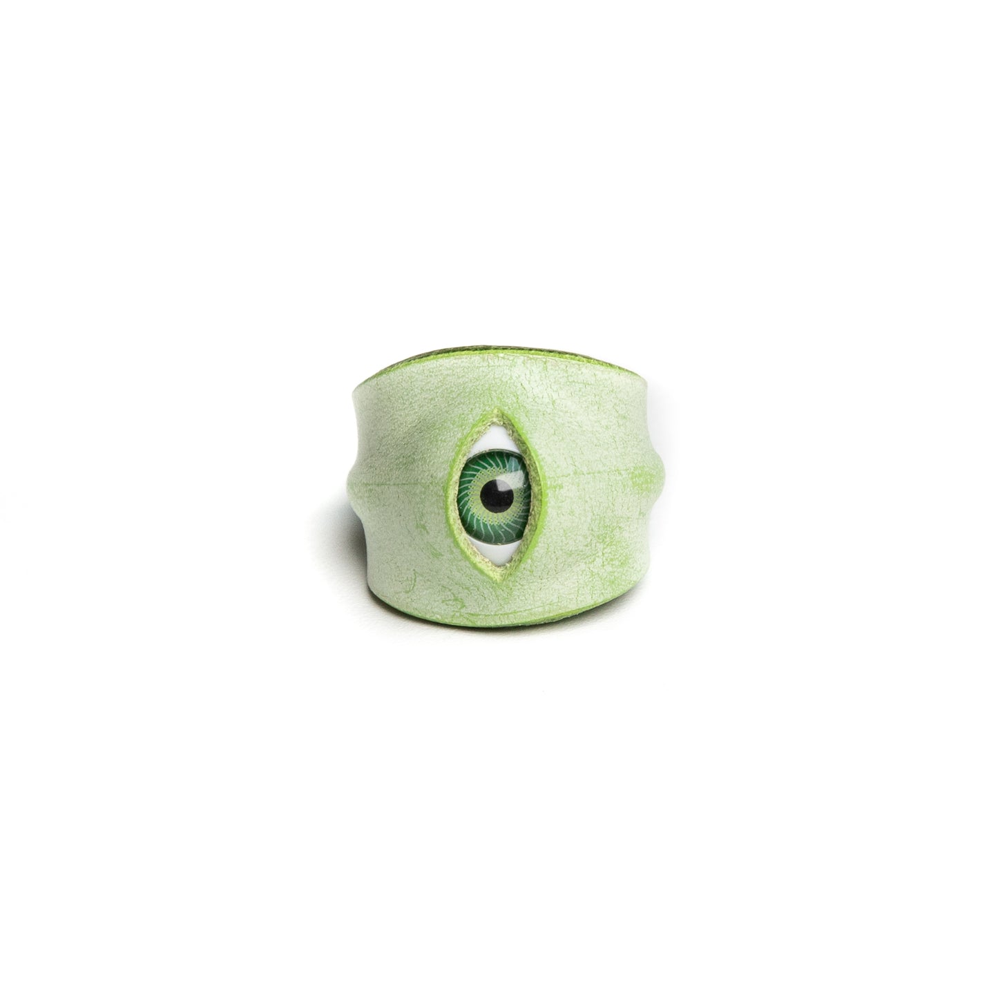 Plank Ateliers 'ALL EYES' Leather Ring