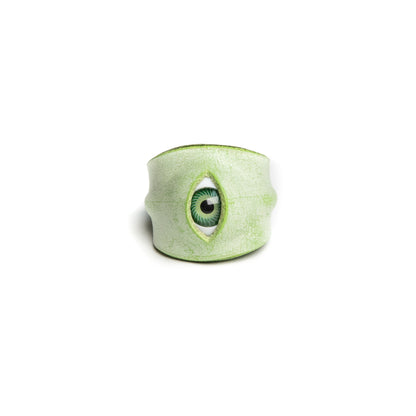 Plank Ateliers 'ALL EYES' Leather Ring