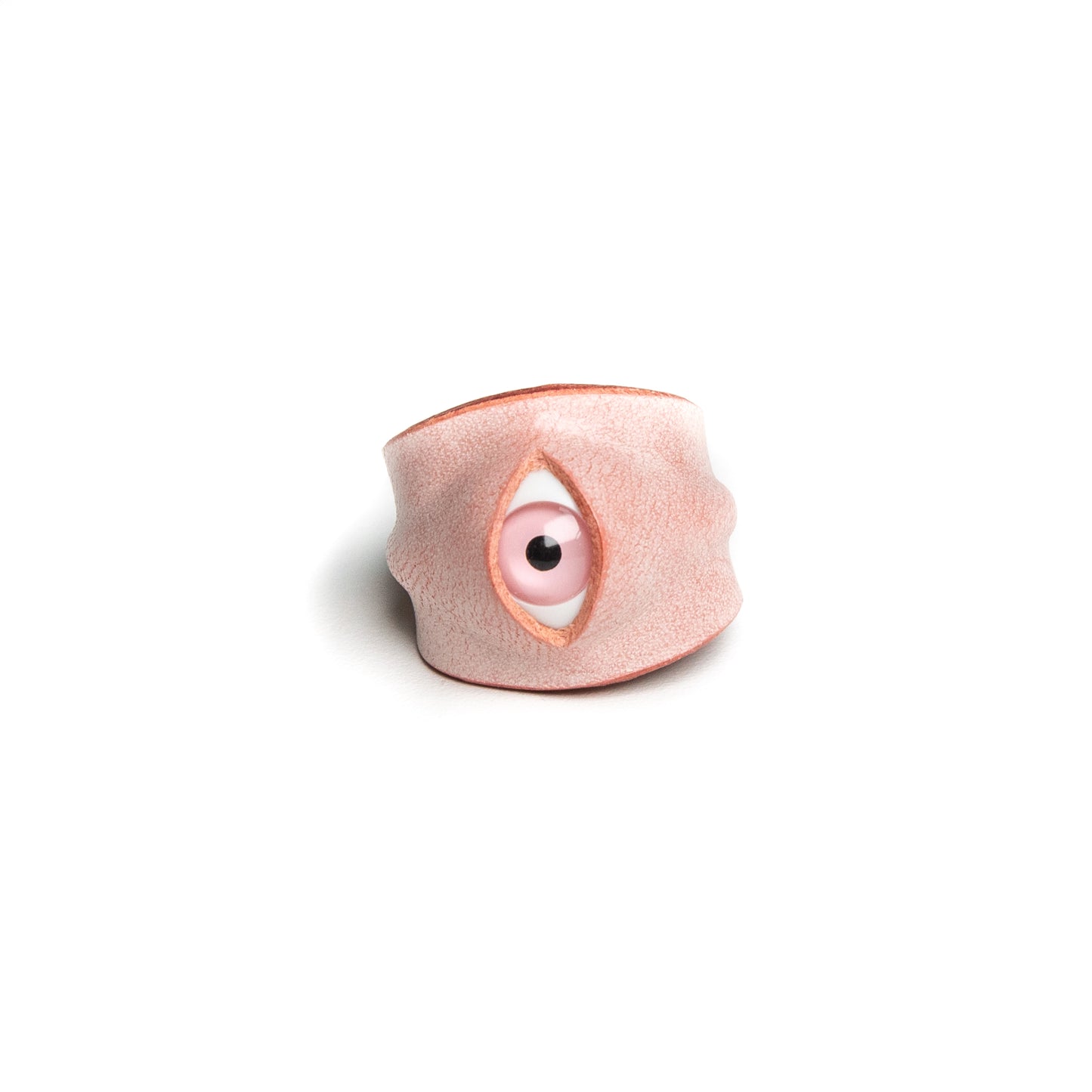 Plank Ateliers 'ALL EYES' Leather Ring