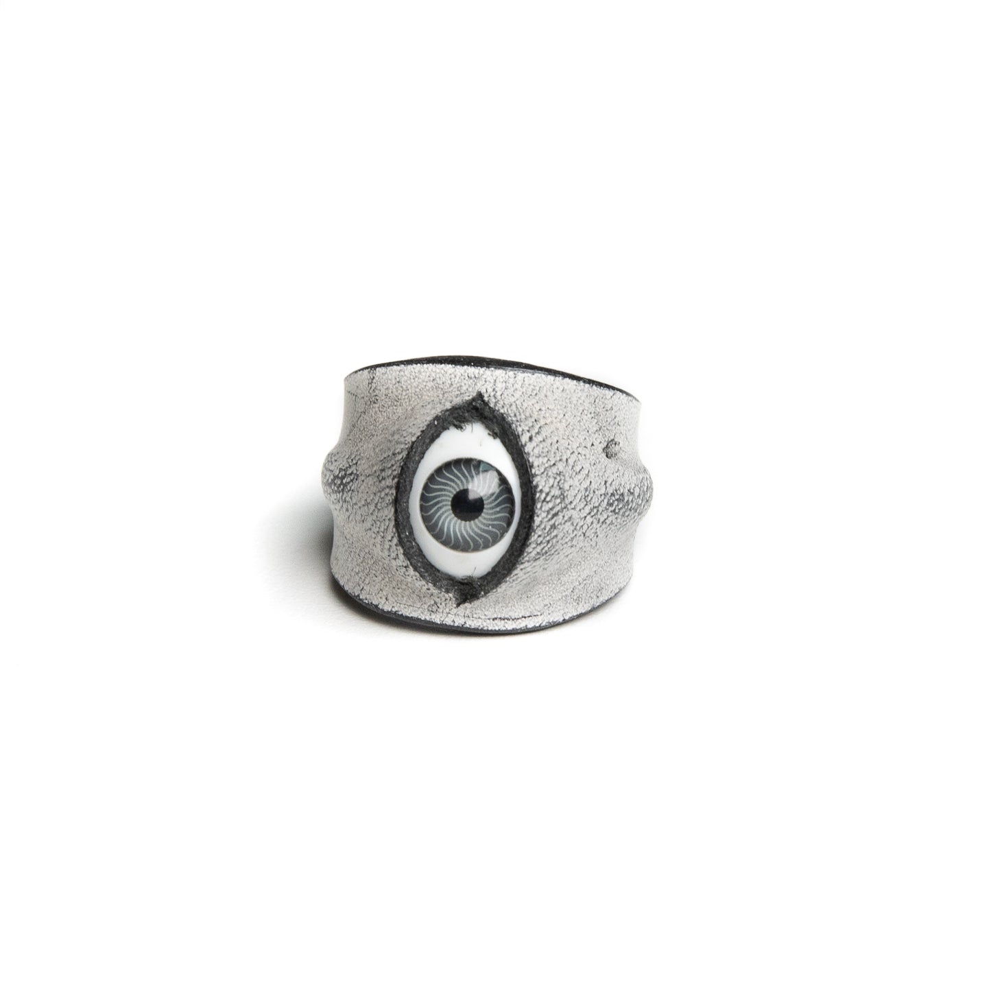 Plank Ateliers 'ALL EYES' Leather Ring