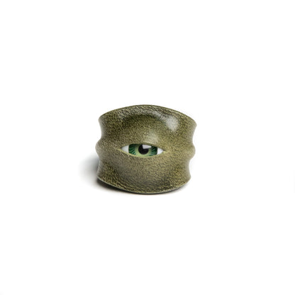 Plank Ateliers 'ALL EYES' Leather Ring