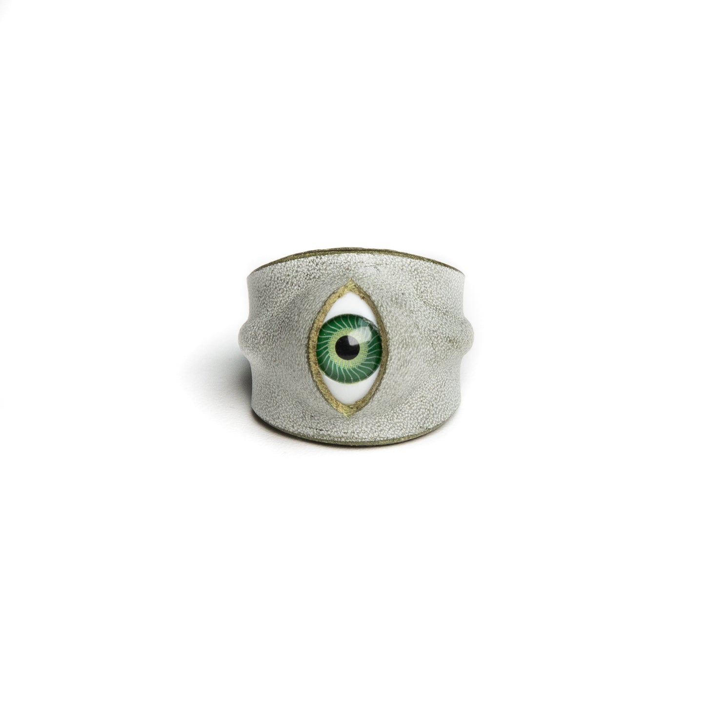 Plank Ateliers 'ALL EYES' Leather Ring