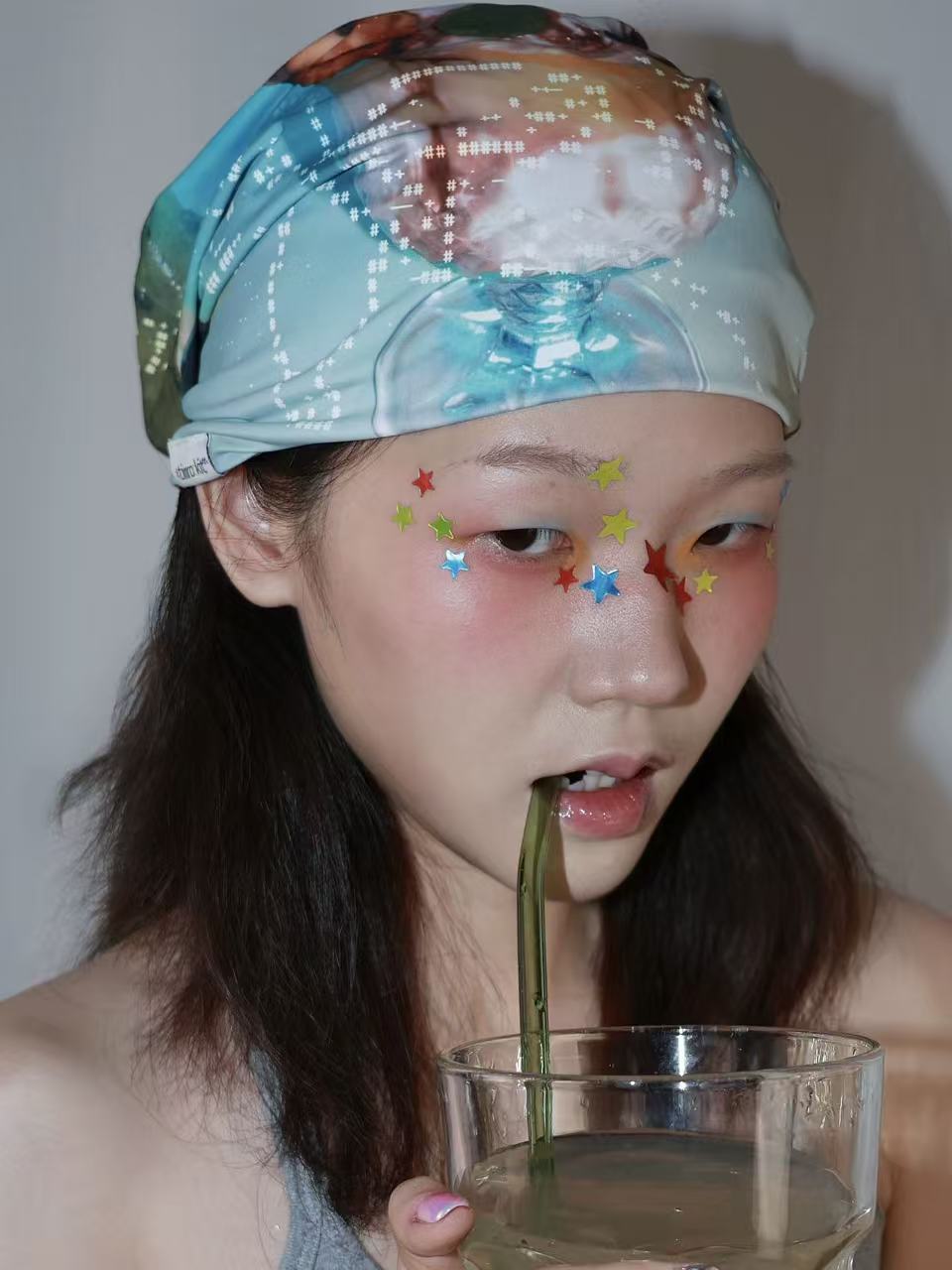 Timrockit Grocery summer print scarf