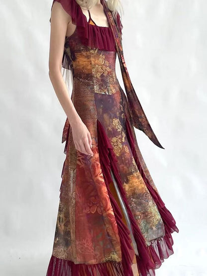 ovule stretch mesh dress