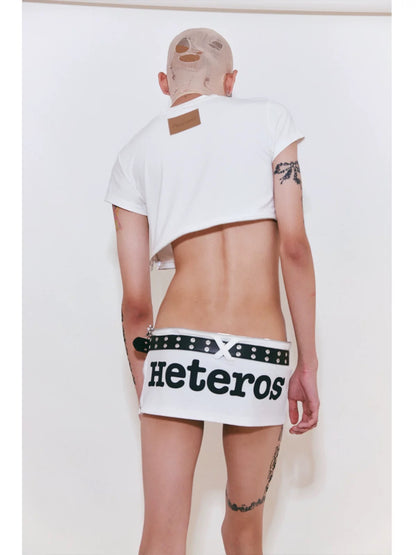 Fruitanari “I LOVE TRANS- HETEROS” Two-Way T-shirt