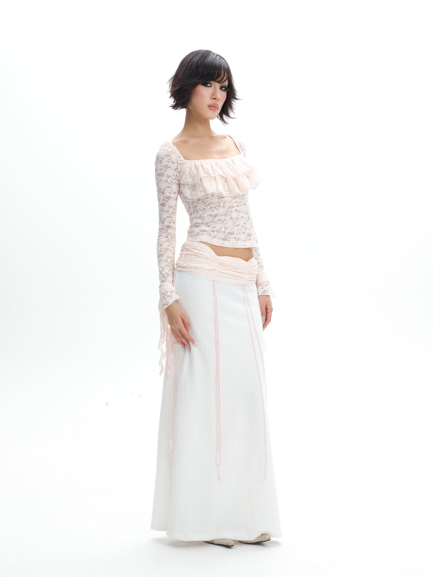 Dolomedes White Lace Temptation Top