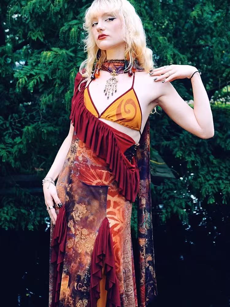 ovule stretch mesh dress