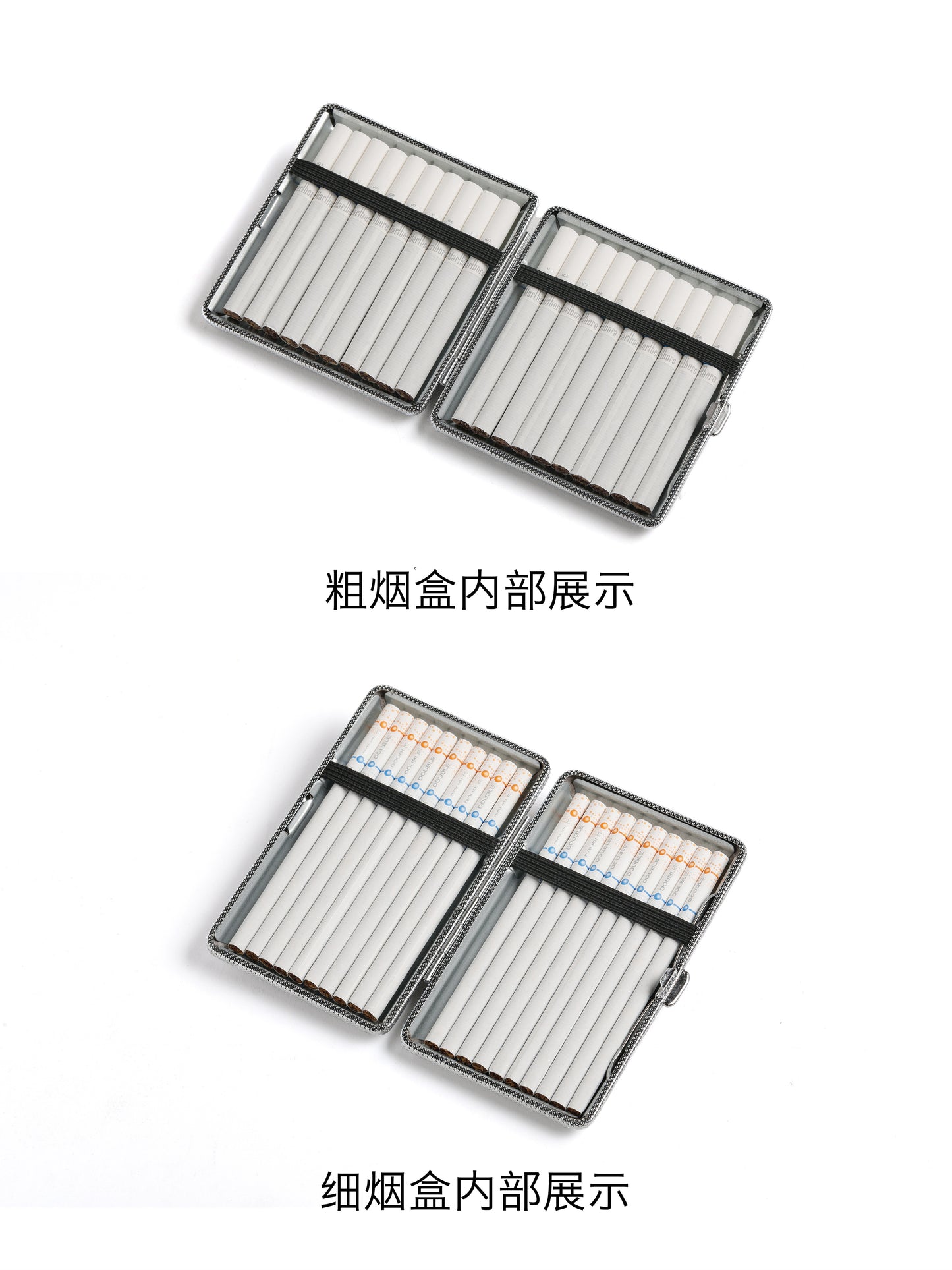 Plank Ateliers 'SHADOW' Leather Cigarette Box