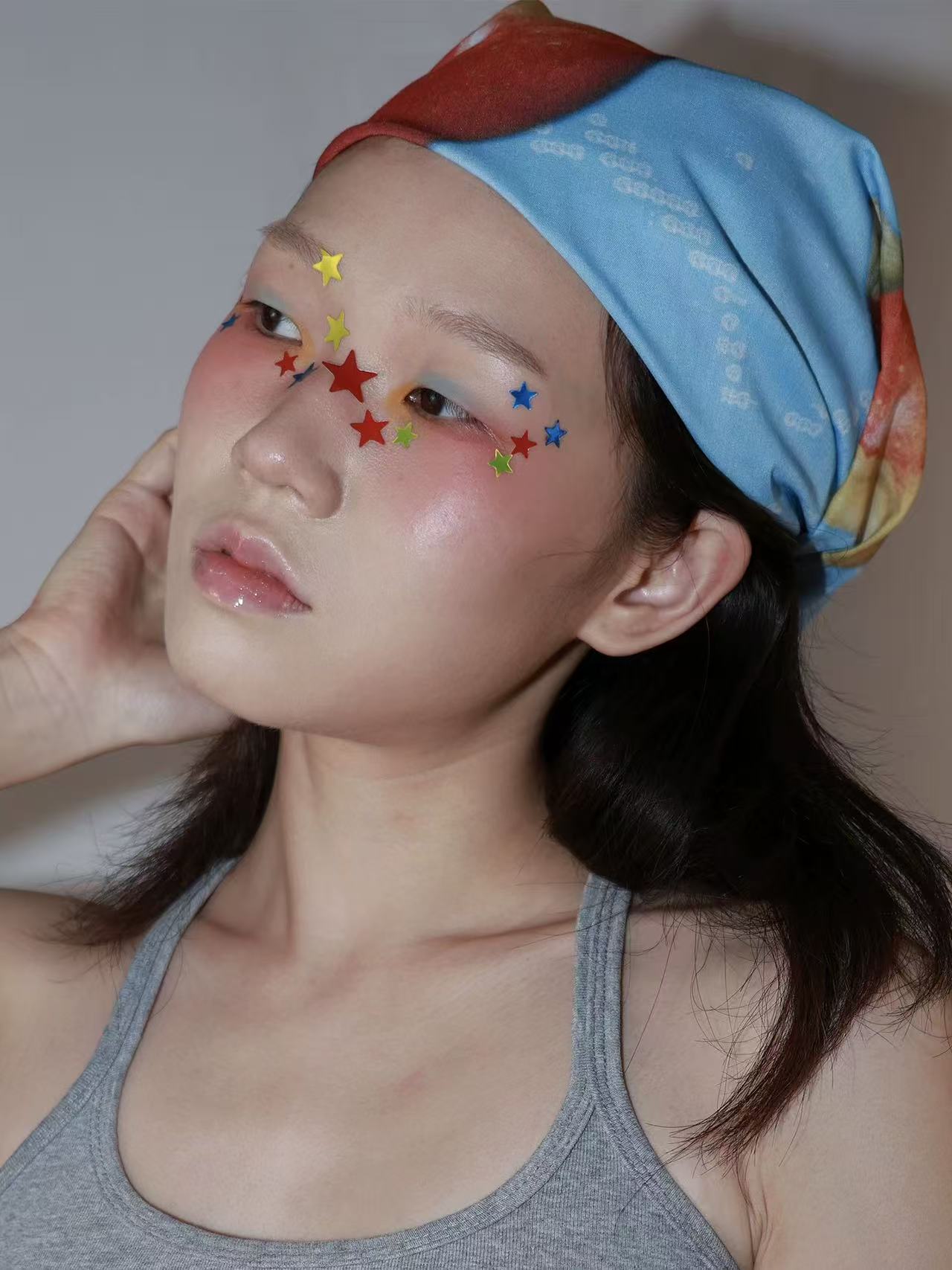 Timrockit Grocery “Apple” Square Scarf