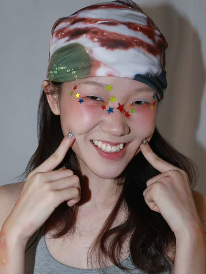 Timrockit Grocery summer print scarf