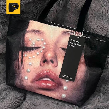 PutOut online 'Pearl Tears' shopping tote