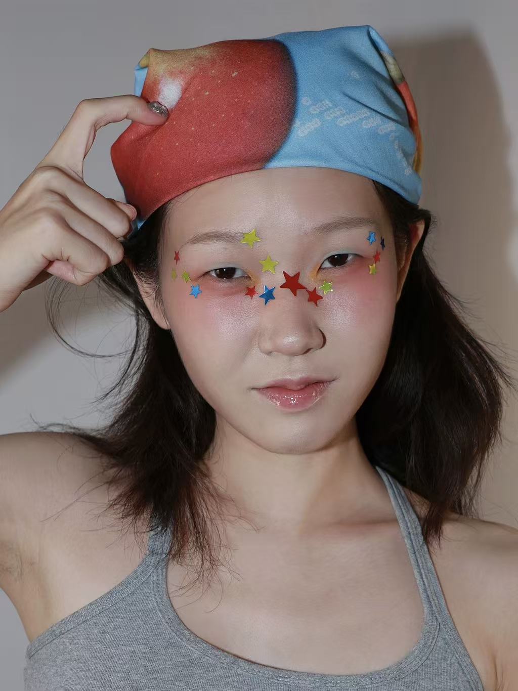 Timrockit Grocery “Apple” Square Scarf