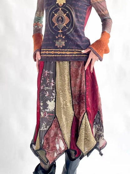 ovule patchwork skirt