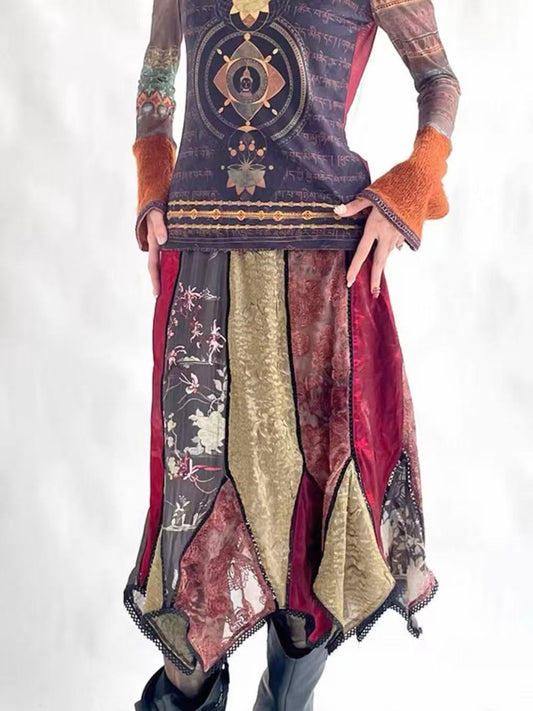 ovule patchwork skirt