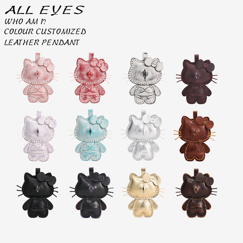 Plank Ateliers 'WHO AM I?' Leather Pendant