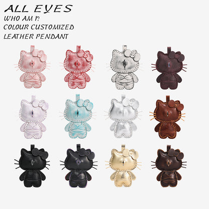 Plank Ateliers 'WHO AM I?' Leather Pendant