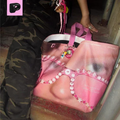 PutOut online pink shopping tote