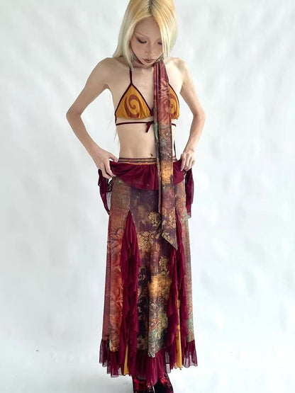 ovule stretch mesh dress