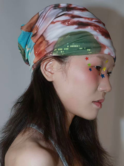 Timrockit Grocery summer print scarf