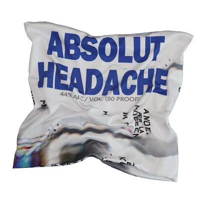 Timrockit Grocery "headache" Printed multifunctional scarf
