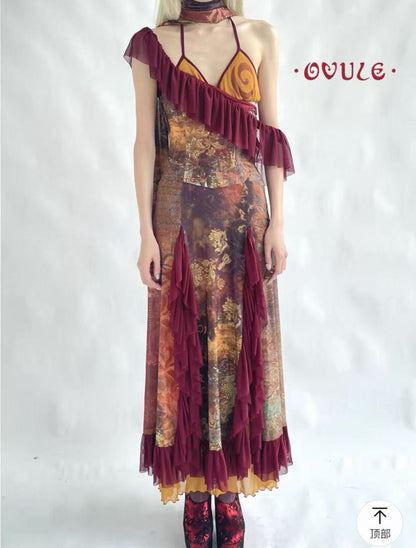 ovule stretch mesh dress