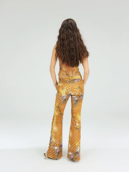 Dolomedes Ji Xie Qing Ting Low Rise Jeans