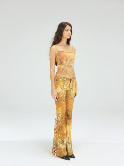 Dolomedes Ji Xie Qing Ting Low Rise Jeans