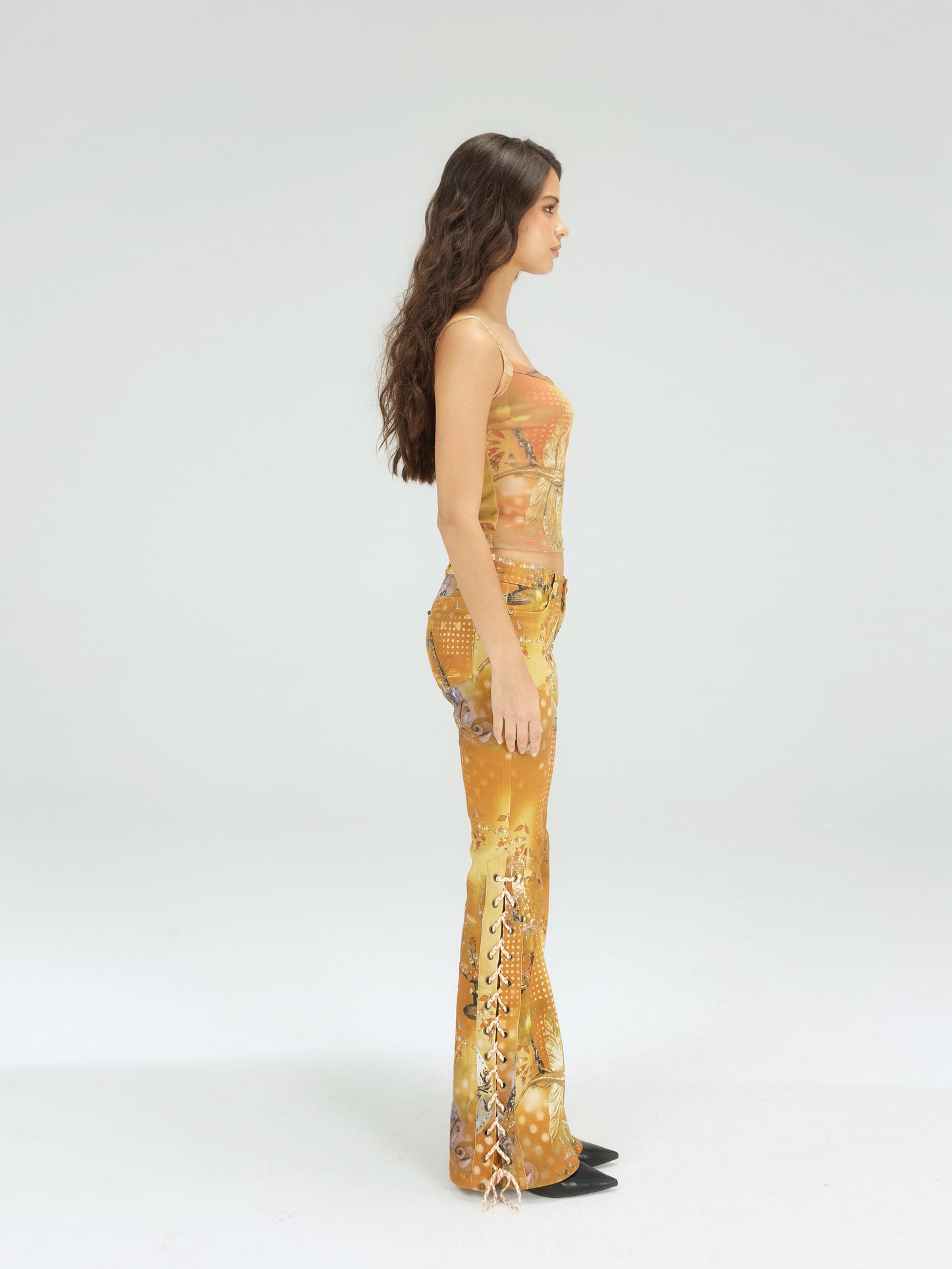 Dolomedes Ji Xie Qing Ting Low Rise Jeans