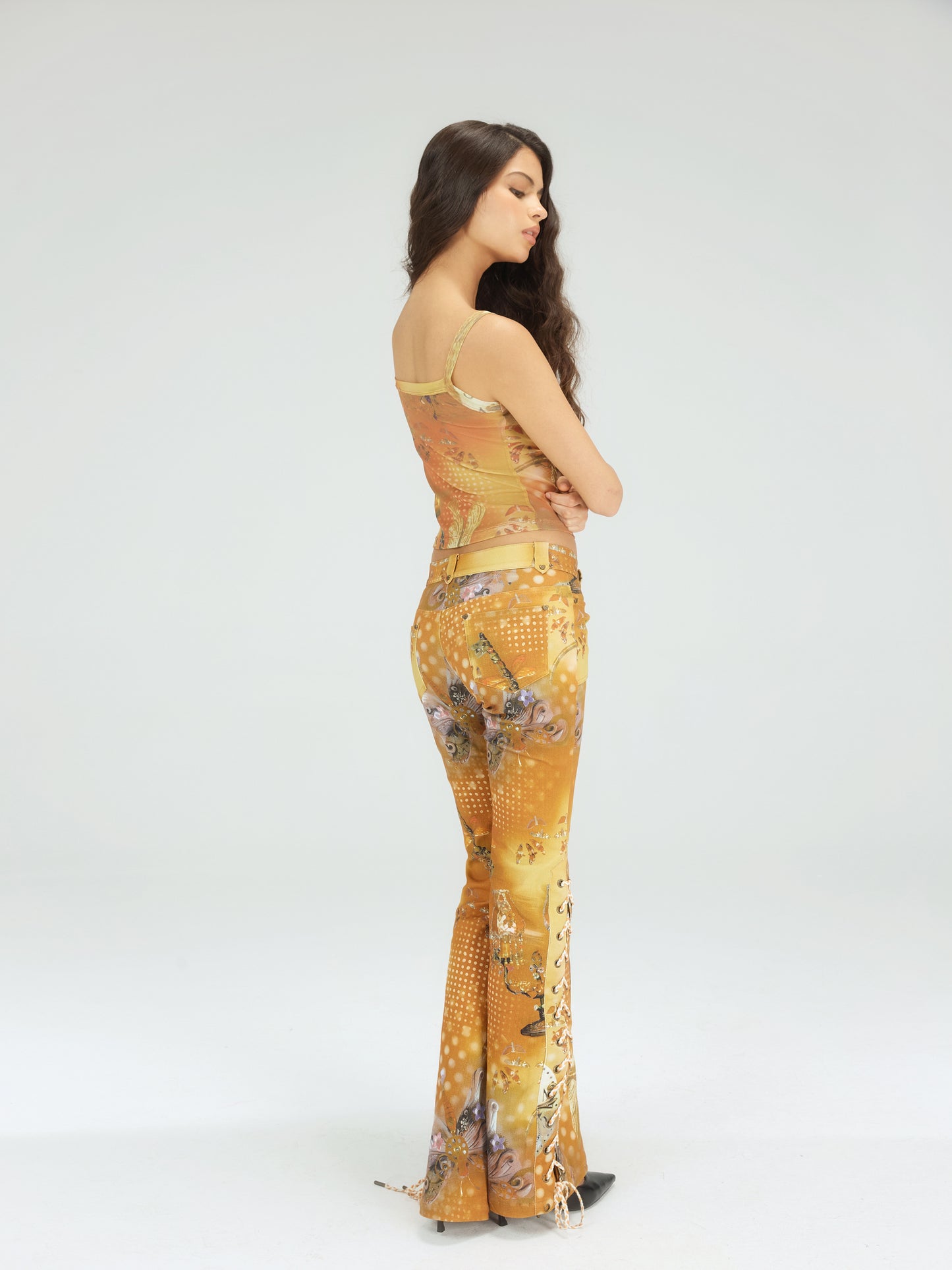 Dolomedes Ji Xie Qing Ting Low Rise Jeans