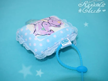 Kiiidsclub 'Brave kiss' Mini Pillow Coin Pouch / Earphone Case