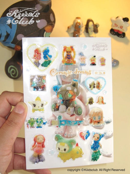 Kiiidsclub Ceramic Dreams Sticker