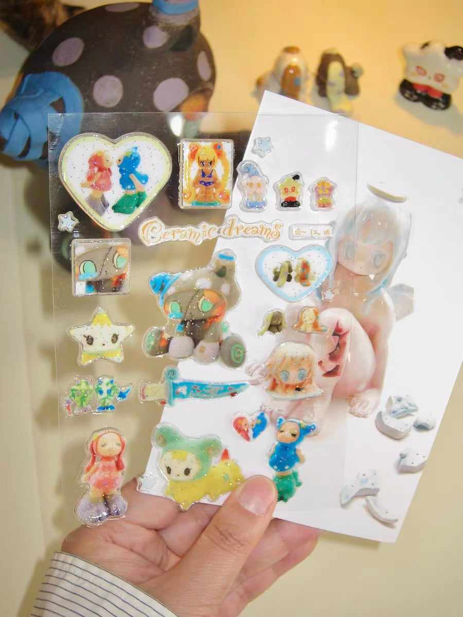 Kiiidsclub Ceramic Dreams Sticker