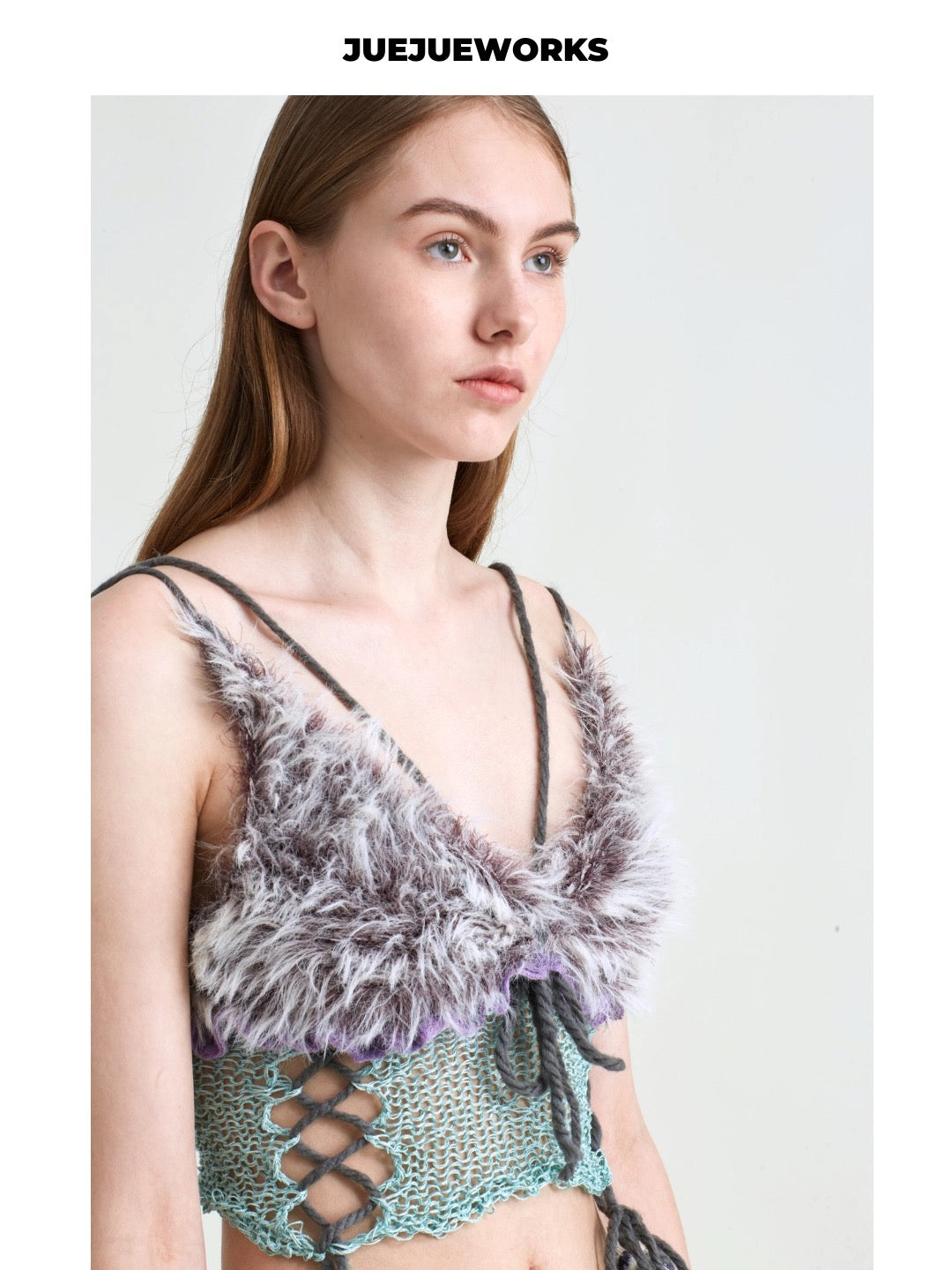 JUEJUEWORKS Hand-Knit Top